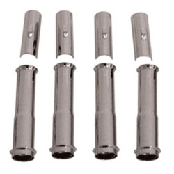PartzBiz HD MU60539 - Mid USA 60539 Colony Chrome Pushrod Cover Set 99-17 Harley Twin Cam