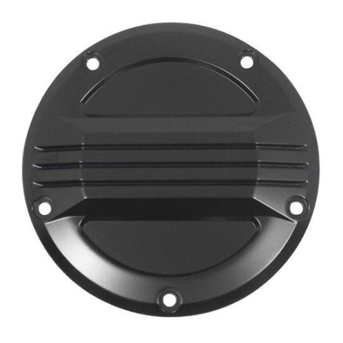 PartzBiz HD: 4409097-Mid USA 78159 V-Factor Black Aluminum 3 Line Derby Cover 1999+ Harley Big Twin | 78159 PartzBiz HD: 4409097-Mid USA 78159 V-Factor Black Aluminum 3 Line Derby Cover 1999+ Harley Big Twin | 78159