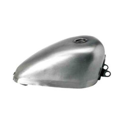PartzBiz HD MU81031 - Mid USA 81031 2.25 แกลลอนถั่วลิสงถังแก๊สเหล็กดิบ 95-03 Harley-Davidson Sportster XL การใช้เซลล์ความจุอัพเกรดเปลี่ยน