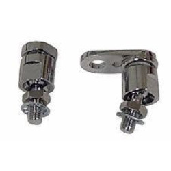 PartzBiz HD MU13424 - Mid USA Chrome Turn Signal Relocation Brackets ชุดหมุนสำหรับ Harley 88-Up PartzBiz HD MU13424 - Mid USA Chrome Turn Signal Relocation Brackets ชุดหมุนสำหรับ Harley 88-Up