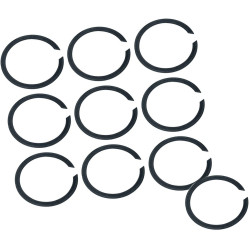 PartzBiz HD MU95104 - Mid USA Exhaust Pipe Clamp & Retaining Ring Evolution 84-99 Twin Cam 99-Later 65325-83 HARLEY DAVIDSON Metric Custom Motorcycle Bike Chopper Engine Replacement Upgrade Parts