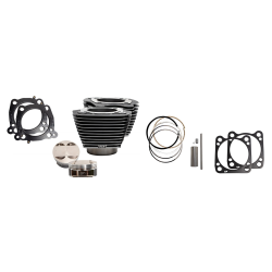 PartzBiz HD MU60395 - Mid USA S&S 60395 Big Bore Kit Harley Milwuakee Eight 107 - 124 ci 4 3/8 stroke touring softail electra road tour glide king fat boy heritage slim classic bob 