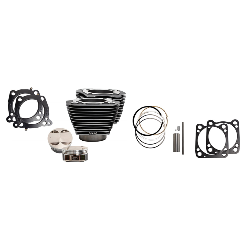 PartzBiz HD: 4409060-Mid USA S&S 60395 Big Bore Kit Harley Milwuakee แปด 107 - 124 ci 4 3/8 จังหวะ touring softail electra road tour glide king fat boy Heritage slim classic bob