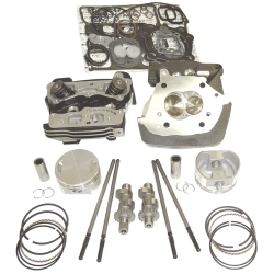 PartzBiz HD MU60396 - Mid USA S&S 60396 Big Bore Kit Harley Milwuakee Eight 114 - 128 ci 4 1/2 stroke touring softail electra road tour glide king fat boy heritage slim classic bob 