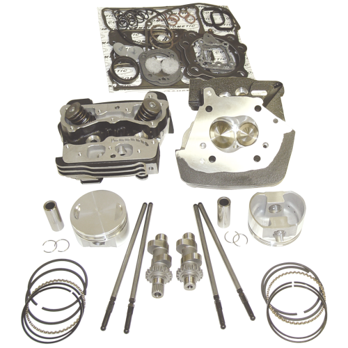 PartzBiz HD: 4409061-Mid USA S&S 60396 Big Bore Kit Harley Milwuakee Eight 114 - 128 ci 4 1/2 stroke touring softail electra road tour glide king fat boy heritage slim classic bob 