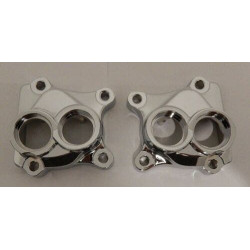 PartzBiz HD MW91-970 - Mid West Chrome Tappet lifter block Cover set Harley Twin Cam 99-17
