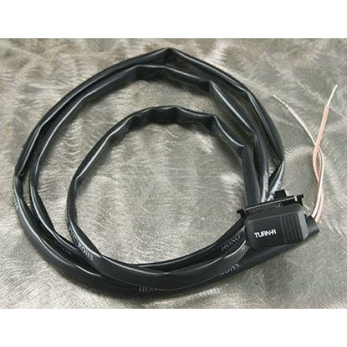 PartzBiz HD: 4409045-MidWest 17-106 Ultima Black สวิตช์ไฟเลี้ยวขวา Harley Davidson Big Twin Touring Softail Sportster สายไฟปุ่มควบคุมมือจับเปลี่ยนใหม่ที่ดีที่สุดอัพเกรดสต็อกโรงงาน OE