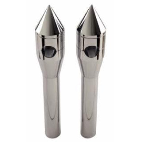 PartzBiz HD: 4409031-MidWest 34-148 Chrome Aluminium 8 ” Pointed 1 ” Risers แฮนด์ Harley Universal มอเตอร์ไซค์ชอปเปอร์แบ็กเกอร์แต่งใหม่ที่ดีที่สุด อัพเกรดอะไหล่รถจักรยานยนต์