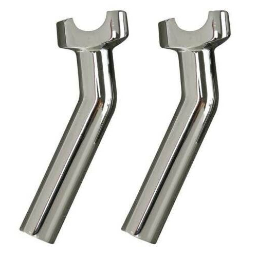 PartzBiz HD: 4408994-MidWest 34-170 Chrome Aluminium 6.5 ” สูง 1 ” ไรเซอร์แฮนด์ Harley Universal มอเตอร์ไซค์แต่งชอปเปอร์แบ็กเกอร์รุ่นใหม่ที่ดีที่สุด อัปเกรดอะไหล่รถจักรยานยนต์