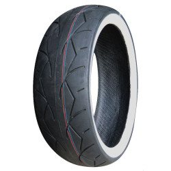 PartzBiz HD MW4-707 - Midwest 4-707 Vee Rubber VRM302 Twin White Wall 180/50R18 ยางหลัง Harley ที่ดีที่สุดใหม่รถจักรยานยนต์ upgrae เปลี่ยน bagger dresser softail