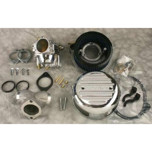 PartzBiz HD: 4409008-MidWest 42-130 Ultima Complete Carb Kit w/ VOES & Map Port Harley Twin Cam 99-17