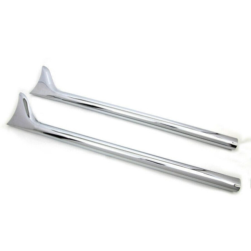 PartzBiz HD: 4408981-MidWest 64-369 Chrome 1-3/4" Dia. x 29" L Fishtail Exhaust Pipe Slip-On Harley PartzBiz HD: 4408981-MidWest 64-369 Chrome 1-3/4" Dia. x 29" L Fishtail Exhaust Pipe Slip-On Harley