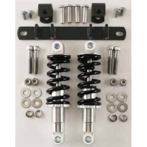 PartzBiz HD: 4408990-MidWest 82-55 Ultima Dual 6.5" Adjustable Shock Mount Solo Seat Bracket Kit Harley Davidson Chopper Bobber Vintage Classic Custom Sportster Honda Motorcycle Bike Saddle Upgrade Replacement Spring