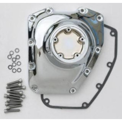 PartzBiz HD MW88-90 - Midwest 88-90 Chrome Cam Cover w/ Gasket and Hardware for 01-19 Harley V-twin shaft engine accessories custom chopper motor upgrade replacement parts style new 8890