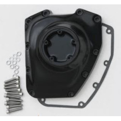 PartzBiz HD MW88-91 - Midwest 88-91 Black Cam Cover w/ Gasket and Hardware for 01-19 Harley Davidson V-twin shaft engine accessories custom chopper motor upgrade replacement parts style new 8891