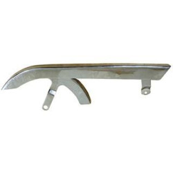 PartzBiz HD MW9-85 - Midwest 9-85 Chrome Upper Belt Guard สำหรับ 2004 & UP Harley Davidson Sportster XL ฝาครอบไดรฟ์รถจักรยานยนต์ 883 1200 อัพเกรดแบบกำหนดเองสไตล์ Show Ride Street ชิ้นส่วนจักรยานอุปกรณ์เสริม V TWIN 985