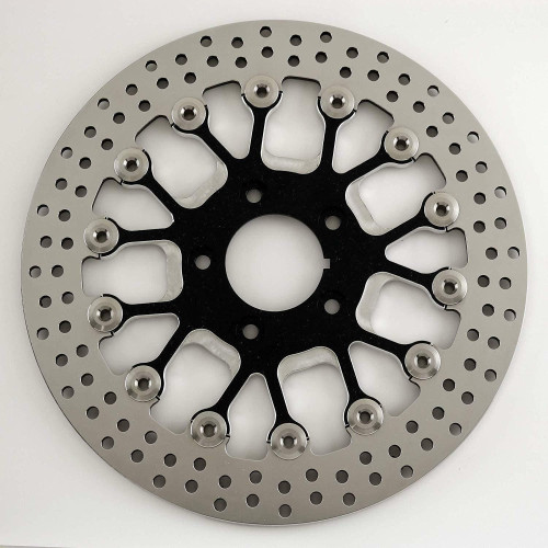 PartzBiz HD: 4408945-MidWest 90-895 11.5" Rear Floating Spoked Rotor Harley w/ Speedo Notch 84-Up