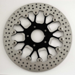 PartzBiz HD MW90-896 - MidWest 90-896 11.8" Front Floating Spoked Rotor Harley FLH/T & Dyna 06-13
