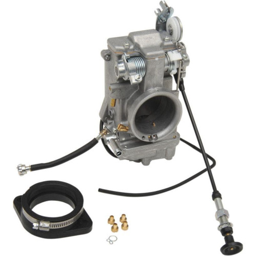 PartzBiz HD: 4408897-Mikuni Smoothbore Natural Carburetor HSR48 48 MM Carb 48-2 Harley EVO Twin Cam | 48-2 PartzBiz HD: 4408897-Mikuni Smoothbore Natural Carburetor HSR48 48 MM Carb 48-2 Harley EVO Twin Cam | 48-2