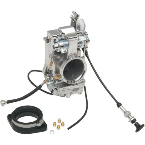 PartzBiz HD: 4408899-Mikuni Smoothbore Polished Carburetor HSR48 48 MM Carb 48-2 Harley EVO Twin Cam | 48-2P PartzBiz HD: 4408899-Mikuni Smoothbore Polished Carburetor HSR48 48 MM Carb 48-2 Harley EVO Twin Cam | 48-2P