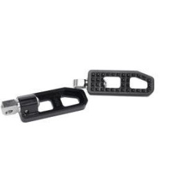 PartzBiz HD DS16201774 - MJK Performance P-4539 พักเท้าปรับระดับได้แบบ Black Anodized Harley คู่ | P-4539