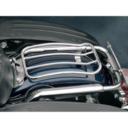 PartzBiz HD MWL-430 - Motherwell Chrome 11" x 7" Solo Luggage Rack Harley Touring FLH/T 97-15 | MWL-430 PartzBiz HD MWL-430 - Motherwell Chrome 11" x 7" Solo Luggage Rack Harley Touring FLH/T 97-15 | MWL-430