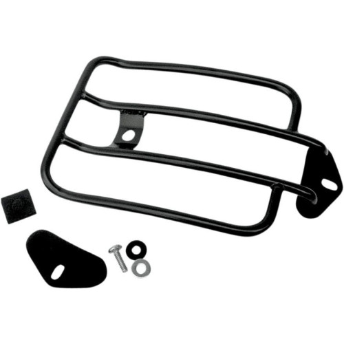 PartzBiz HD: 4408809-Motherwell Matte Black 11" x 6" Solo Luggage Rack Harley Sportster XL 04-15 | MWL-216B PartzBiz HD: 4408809-Motherwell Matte Black 11" x 6" Solo Luggage Rack Harley Sportster XL 04-15 | MWL-216B