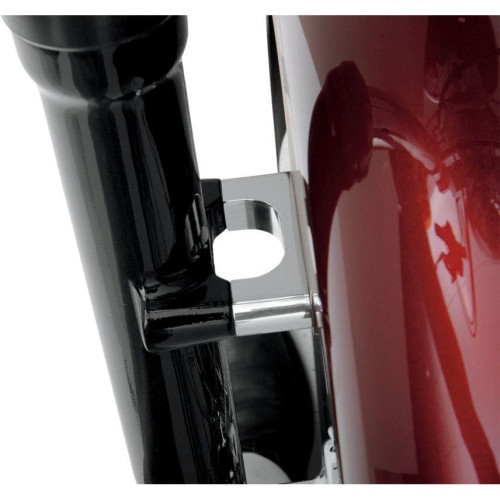 PartzBiz HD: 4408759-Klock Werks Tyre Hugger Chrome ด้านหน้า Fender 21x2.15 บล็อกยึด Harley FXS/T - KW05-02-0106-C