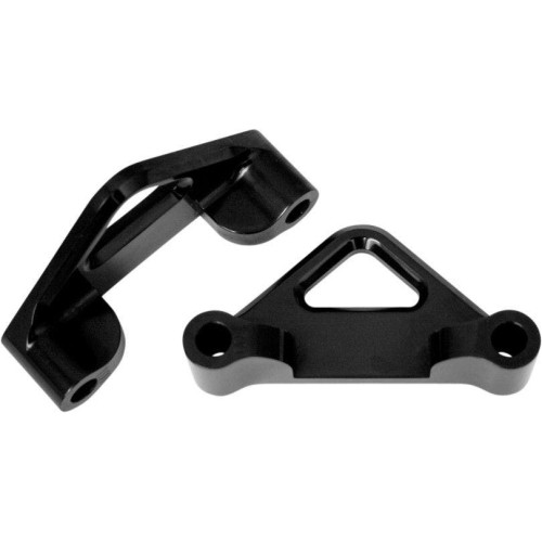 PartzBiz HD: 4408727-Accutronix Hot Legs Bagger Legs Black 1" Spacers 6" Front Fenders 84-13 | TFS41-EMF100B
