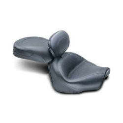 PartzBiz HD MD79571 - Mustang 79571 Two Piece Wide Touring Seat w/ Driver Backrest 09-13 Yamaha V-Star 0810-0705 08100705 489357 PartzBiz HD MD79571 - Mustang 79571 Two Piece Wide Touring Seat w/ Driver Backrest 09-13 Yamaha V-Star 0810-0705 08100705 489357