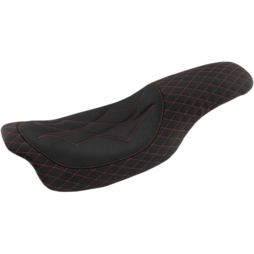 PartzBiz HD: 4408663-Mustang 74111AB Blk/Red Diamond Stitch Revere Journey 2-Up Seat HD FLH/T 08-Up PartzBiz HD: 4408663-Mustang 74111AB Blk/Red Diamond Stitch Revere Journey 2-Up Seat HD FLH/T 08-Up
