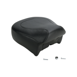 PartzBiz HD MD75708 - Mustang 75708 Wide Vintage Rear Seat 15"W 4 Harley 96-03 Sportster XL | 75708