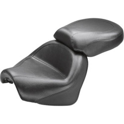 PartzBiz HD MD75811 - Mustang 75811 Black Original Two Piece Wide Touring Seat 01-08 Suzuki C50 489320 0810-0288 08100288