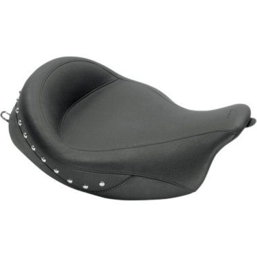 PartzBiz HD: 4408627-ที่นั่งมัสแตง Super Wide Chrome Studded Solo Seats สำหรับ Harley Touring FLH 08-17 | 76068 PartzBiz HD: 4408627-ที่นั่งมัสแตง Super Wide Chrome Studded Solo Seats สำหรับ Harley Touring FLH 08-17 | 76068