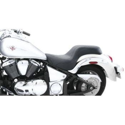 PartzBiz HD: 4408632-Mustang 76128 One Piece สีดำ Original Daytripper 06-18 Kawasaki Vulcan 0810-0503 08100503 489427