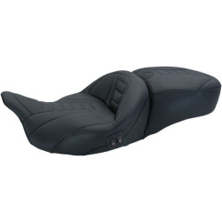 PartzBiz HD MD79007 - Mustang Seats One Piece Deluxe Cushion Touring W Heat for Harley FLH/T 08-17 | 79007 PartzBiz HD MD79007 - Mustang Seats One Piece Deluxe Cushion Touring W Heat for Harley FLH/T 08-17 | 79007