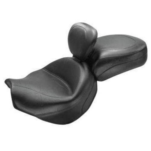 PartzBiz HD: 4408592-Mustang 79351 Black Standard Touring Two Piece w/ Backrest 03-08 Kawasaki VN1600 489327 0810-0430 08100430