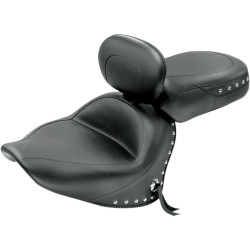 PartzBiz HD MD79476 - Mustang 79476 2-PC Wide Touring Seat w/ Driver Backrest Yamaha V-Star 1300 1300T 07-17 PartzBiz HD MD79476 - Mustang 79476 2-PC Wide Touring Seat w/ Driver Backrest Yamaha V-Star 1300 1300T 07-17