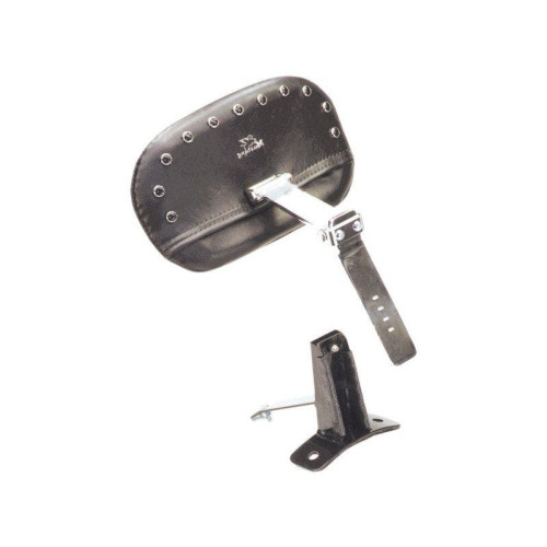 PartzBiz HD: 4408564-Mustang Seats Smooth Black Studs Driver Backrest for Harley Touring 09-17 FLH/T | 79611 PartzBiz HD: 4408564-Mustang Seats Smooth Black Studs Driver Backrest for Harley Touring 09-17 FLH/T | 79611
