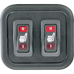 PartzBiz HD MD79646 - Mustang Plain One Piece Heated Touring Seat for Harley 08-17 FLH/T Models | 79646 PartzBiz HD MD79646 - Mustang Plain One Piece Heated Touring Seat for Harley 08-17 FLH/T Models | 79646