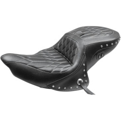 PartzBiz HD MD79664WT - Mustang 79664WT Black Concho / Diamond Heated 2-Up Seat Indian Roadmaster 16-Up PartzBiz HD MD79664WT - Mustang 79664WT Black Concho / Diamond Heated 2-Up Seat Indian Roadmaster 16-Up