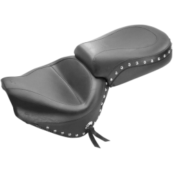PartzBiz HD MD75216 - Mustang Black Wide Studded Touring 2-Up Seat Yamaha Roadstar Warrior 99-02 PartzBiz HD MD75216 - Mustang Black Wide Studded Touring 2-Up Seat Yamaha Roadstar Warrior 99-02