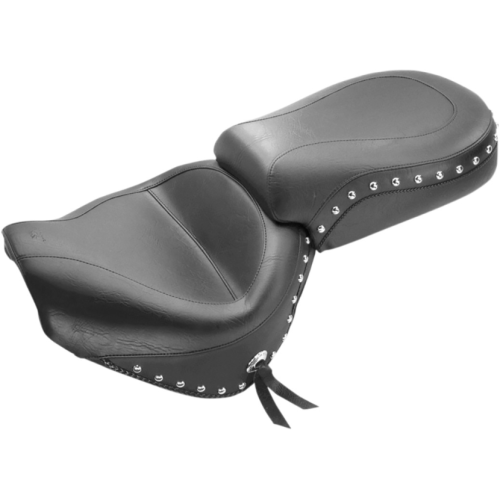 PartzBiz HD: 4408549-Mustang Black Wide Studded Touring 2-Up Seat Yamaha Roadstar Warrior 99-02 PartzBiz HD: 4408549-Mustang Black Wide Studded Touring 2-Up Seat Yamaha Roadstar Warrior 99-02