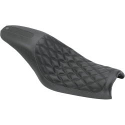 PartzBiz HD MD76698 - Roland Sands Design 76698 Black Boss 2-Up Seat 06-17 Harley Dyna FX 489041 0803-0226 08030226