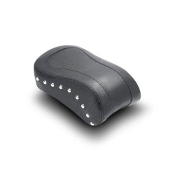 PartzBiz HD MD76175 - Mustang Chrome Studded Rear Pillion Seat Only Harley 08-17 FLSTC/N 00-07 FLSTS | 76175 PartzBiz HD MD76175 - Mustang Chrome Studded Rear Pillion Seat Only Harley 08-17 FLSTC/N 00-07 FLSTS | 76175