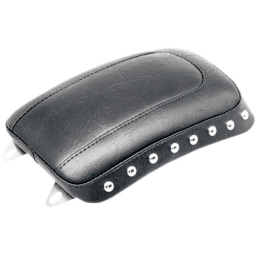 PartzBiz HD: 4408512-Mustang Chrome Studded เบาะหลัง Thin Pillion Only Harley 00-05 FXST 00-07 FLST | 75098 PartzBiz HD: 4408512-Mustang Chrome Studded เบาะหลัง Thin Pillion Only Harley 00-05 FXST 00-07 FLST | 75098