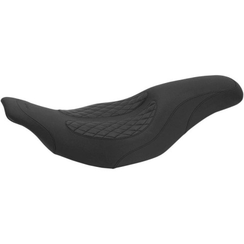 PartzBiz HD: 4408516-Mustang Dave Perewitz Signature Series Fastback 2 Up Seat Harley FLH/T 97-07 | 76983 PartzBiz HD: 4408516-Mustang Dave Perewitz Signature Series Fastback 2 Up Seat Harley FLH/T 97-07 | 76983