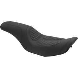 PartzBiz HD MD76980 - Mustang Dave Perewitz Signature Series Fastback 2 Up Seat Harley FLHR FLHX 97-07 | 76980 PartzBiz HD MD76980 - Mustang Dave Perewitz Signature Series Fastback 2 Up Seat Harley FLHR FLHX 97-07 | 76980