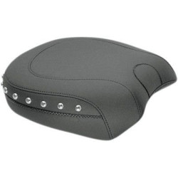 PartzBiz HD MD79741 - Mustang Seat Wide Chrome Studded Rear Seat Only for Harley Softail FXS & FLS | 79741 PartzBiz HD MD79741 - Mustang Seat Wide Chrome Studded Rear Seat Only for Harley Softail FXS & FLS | 79741