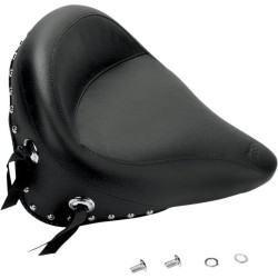PartzBiz HD MD75094 - Mustang Seat Wide Chrome Studded Solo Seat Harley Softail 00-05 FXST 00-07 FLST | 75094 PartzBiz HD MD75094 - Mustang Seat Wide Chrome Studded Solo Seat Harley Softail 00-05 FXST 00-07 FLST | 75094
